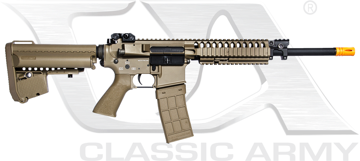 Classic Army M4 Enhanced Ecr4 Carbine Aeg Airsoft Rifle - M4 Ecr4 Classic Army (1200x800), Png Download