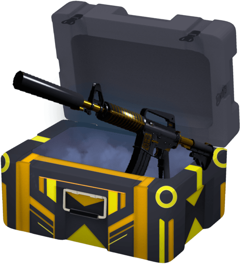 M4a1-s Knight - Explosive Weapon (542x625), Png Download