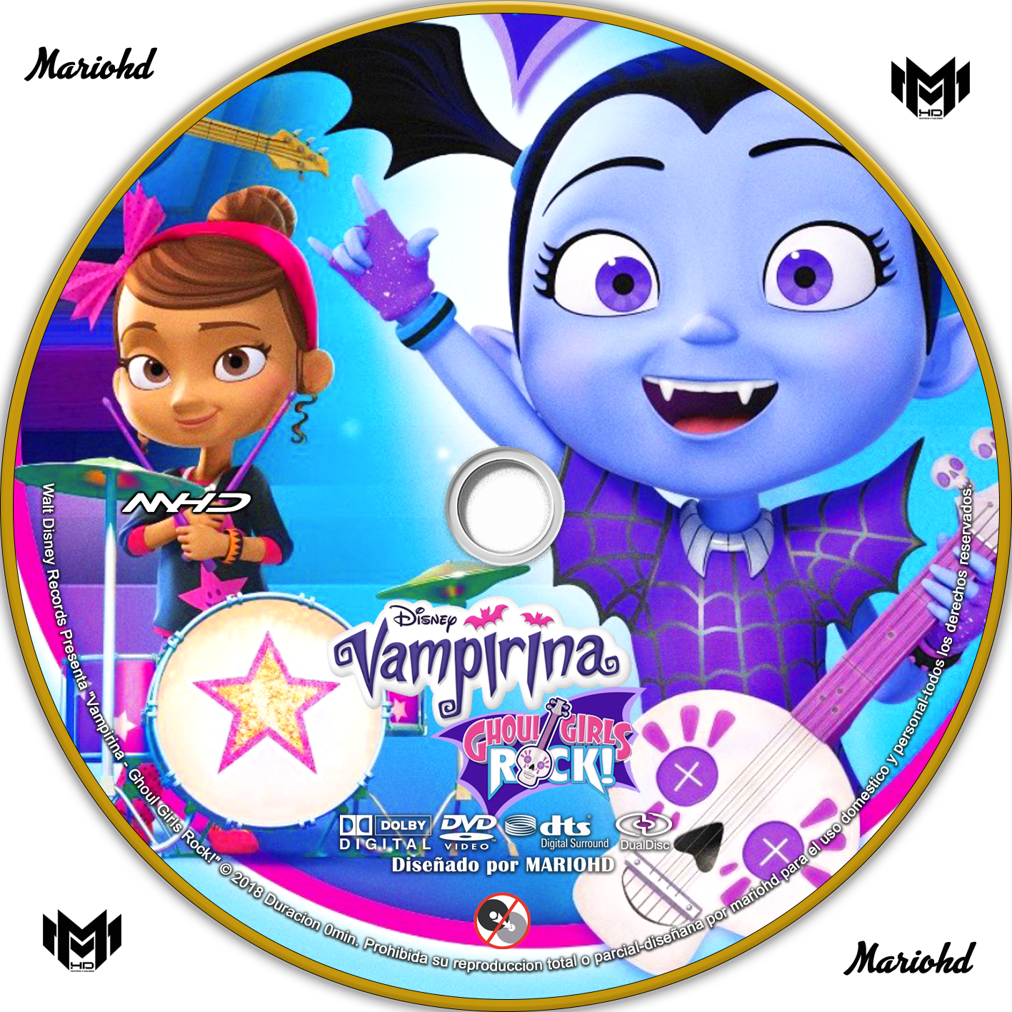 Dvd Vampirina Ghoul Girls Rock (1417x1417), Png Download