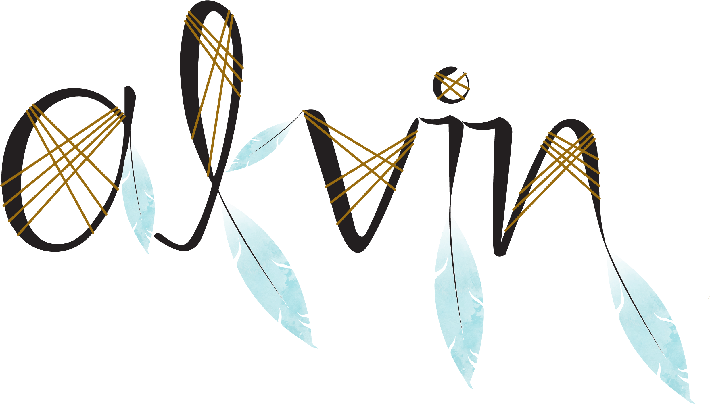 Traced The Calligraphy Font Out, Added The String Pattern - Illustration (2642x1405), Png Download