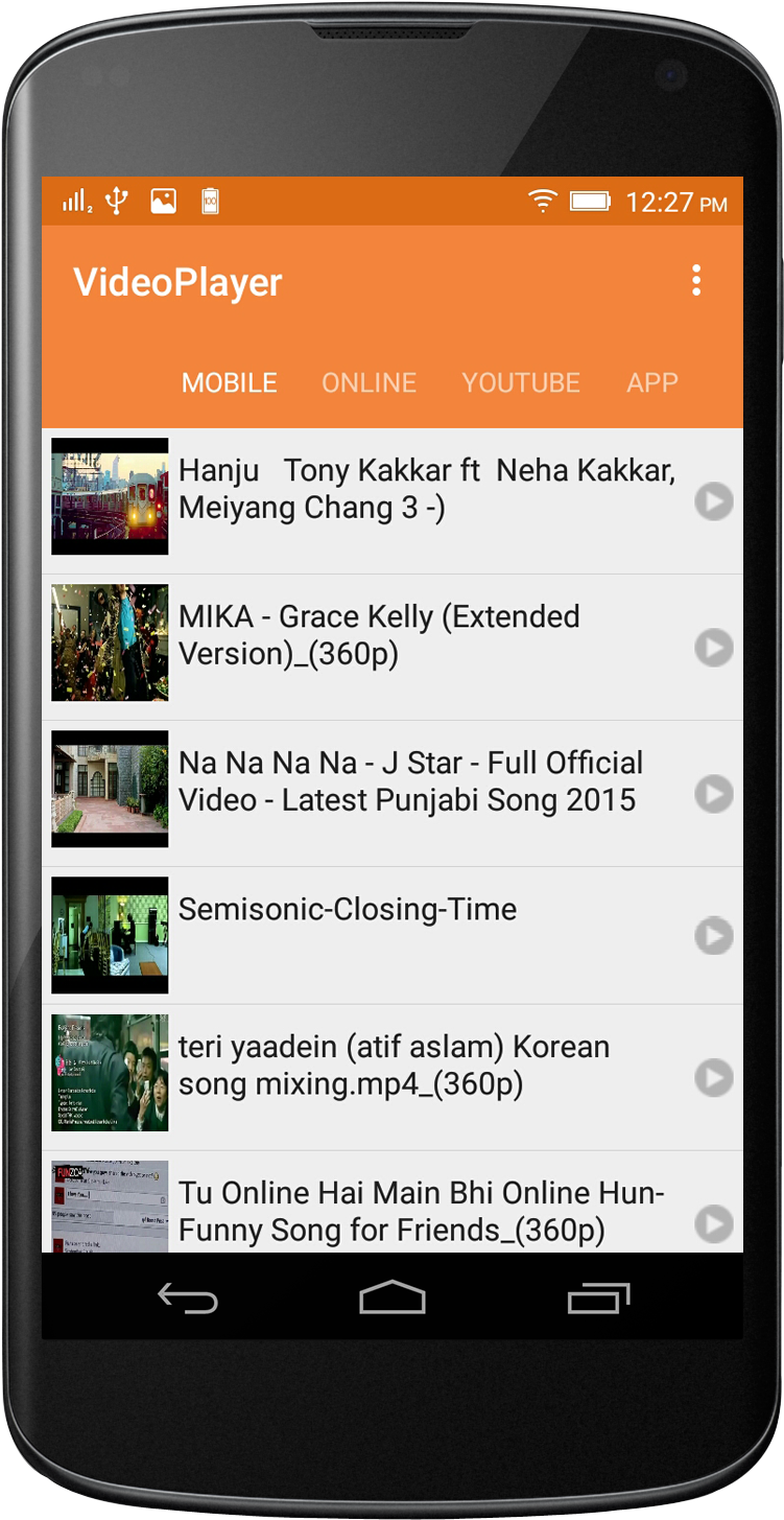 Local Video Player Android App - Smartphone (813x1600), Png Download