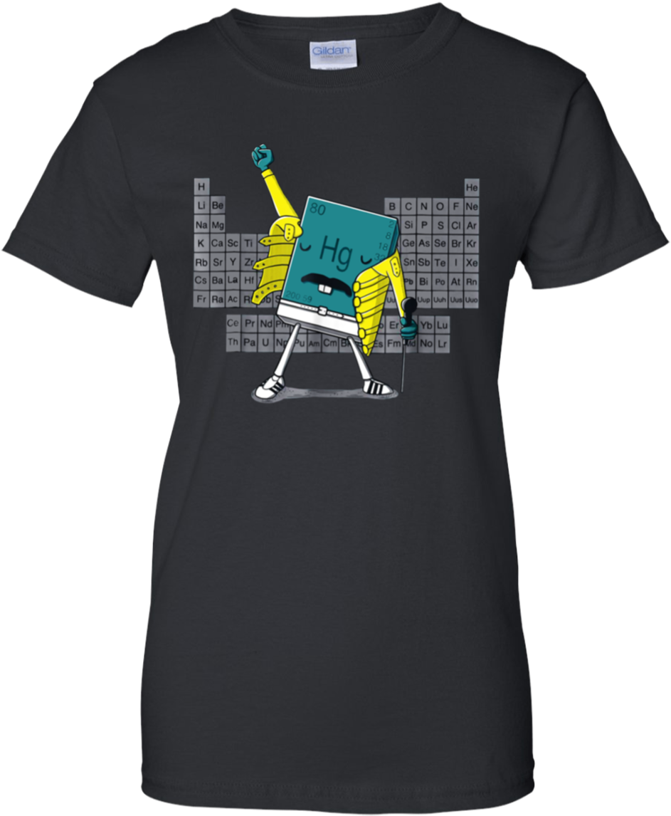 I Love Science Freddie Mercury Ladies' T-shirt - T-shirt (1155x1155), Png Download