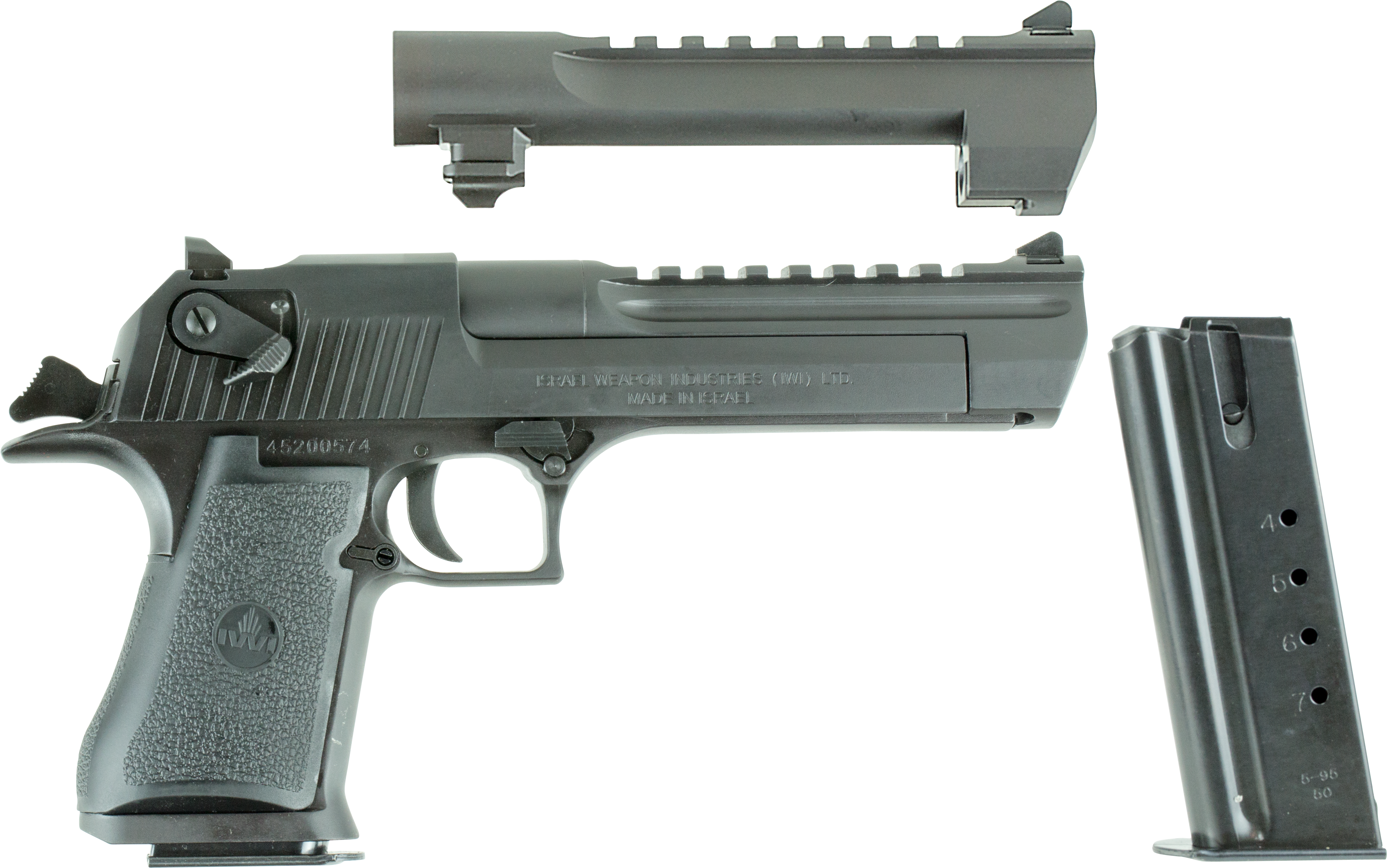 Mag De44wb6 Des Eagle - Firearm (4681x2946), Png Download