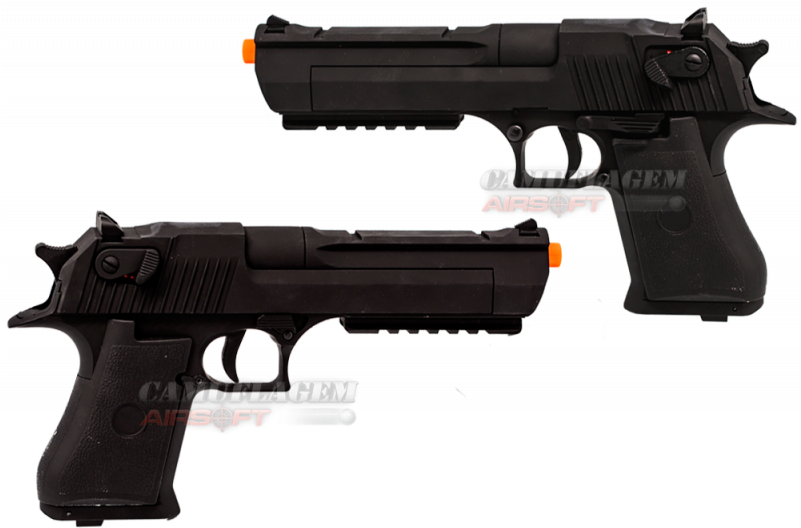 Pistola Airsoft Desert Eagle Aep Elétrica - Desert Eagle (800x800), Png Download