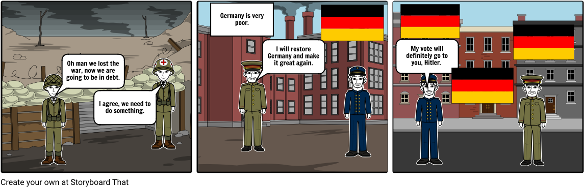 Nazi Germany - Cartoon (1164x385), Png Download