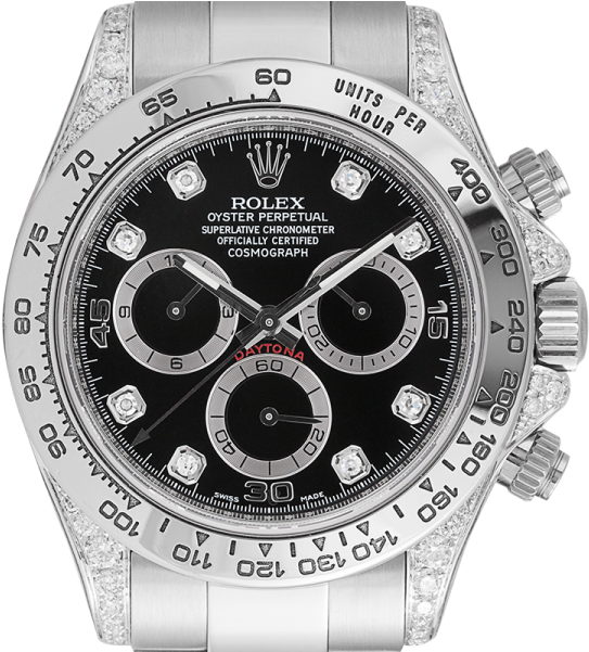 Sku - Rdv695697 - All Rolex Daytona Diamond (600x600), Png Download