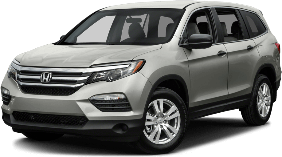 2016 Honda Pilot - Hyundai Santa Fe 2016 (1000x594), Png Download
