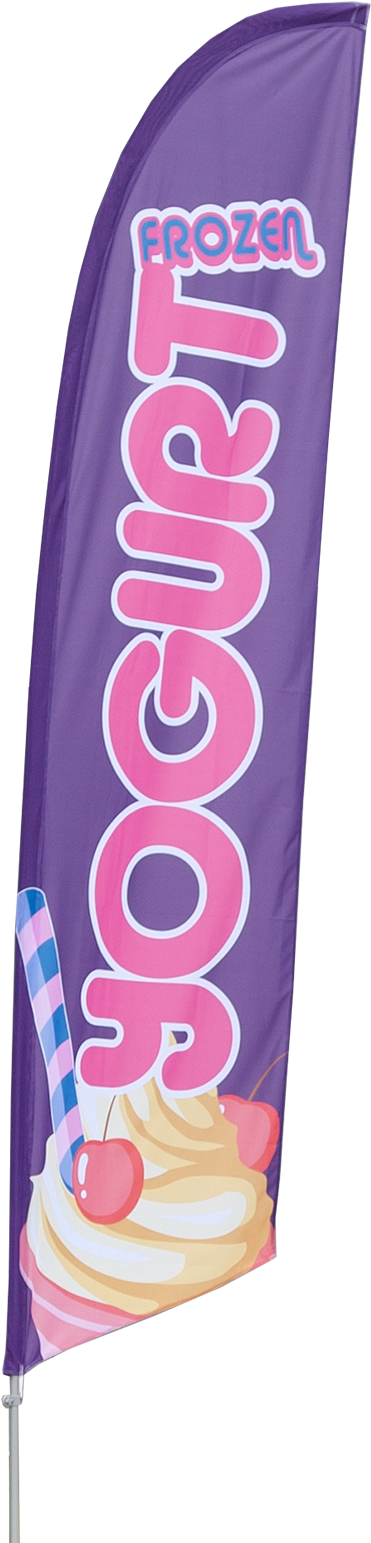 A Great Way To Advertise Frozen Yogurt Or Ice Cream - Banner (1829x1600), Png Download