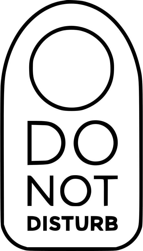Do Not Disturb Comments (558x980), Png Download