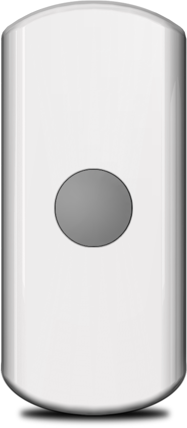 Wireless Doorbell Button - Circle (1200x1200), Png Download