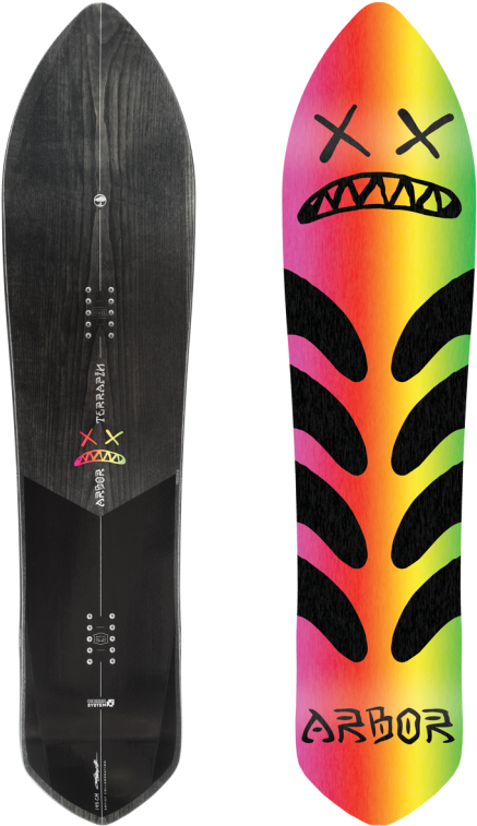 2018 Arbor Terrapin Snowboard - Arbor Terrapin (621x1024), Png Download