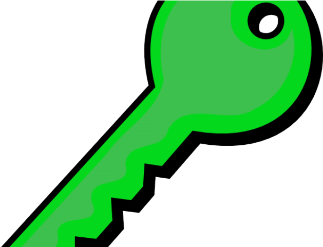 Keys Clipart House Key - Green Keys (640x480), Png Download