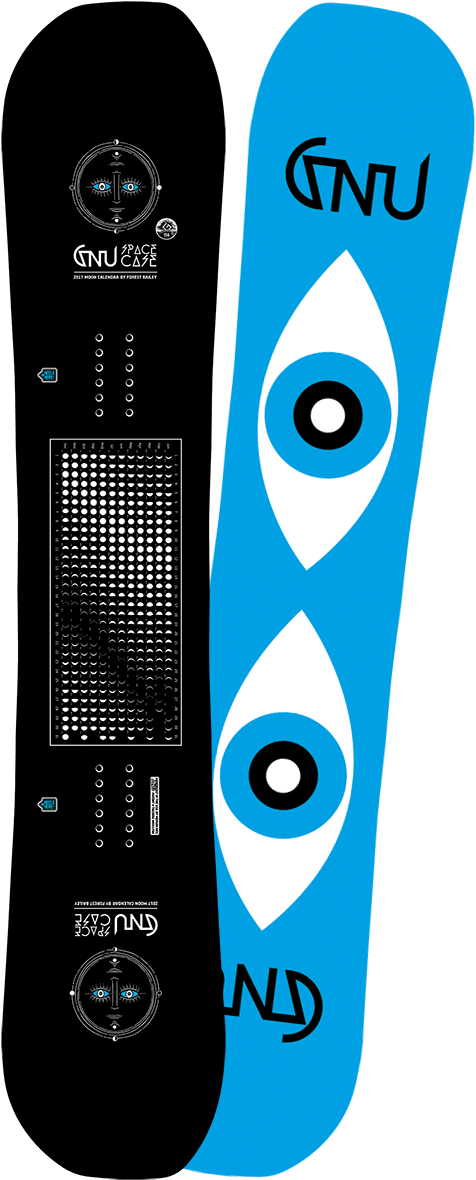 Gnu Forest Bailey Space Case Snowboard - Gnu Space Case 2017 (1200x1200), Png Download