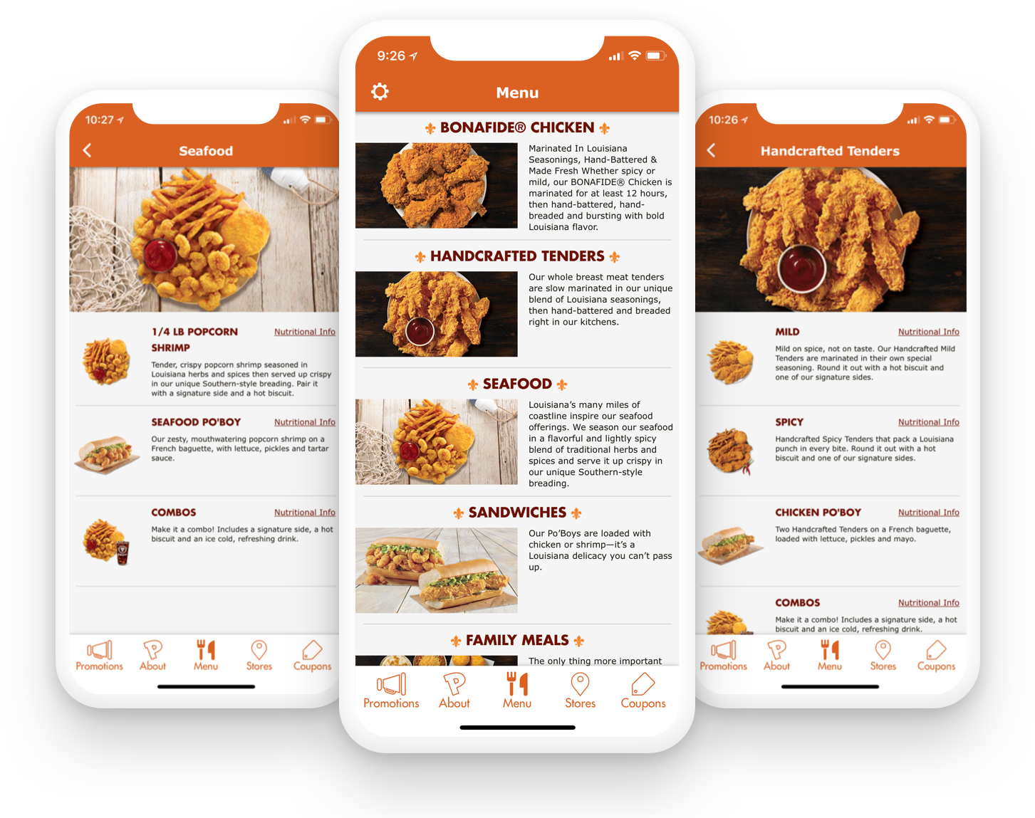 Popeyes Mobile App - Mobile Phone (1600x1200), Png Download