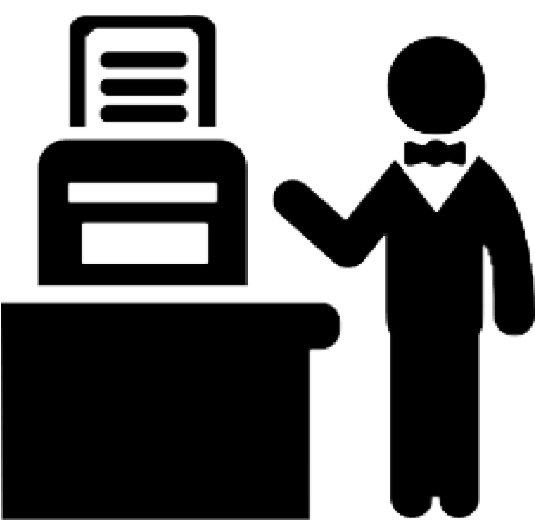 Img 0210 Img - Man Working With Printer (626x626), Png Download