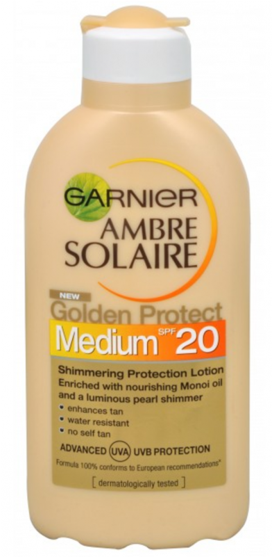 Garnier Ambre Solaire Golden Protect Lotion Spf20 (800x800), Png Download