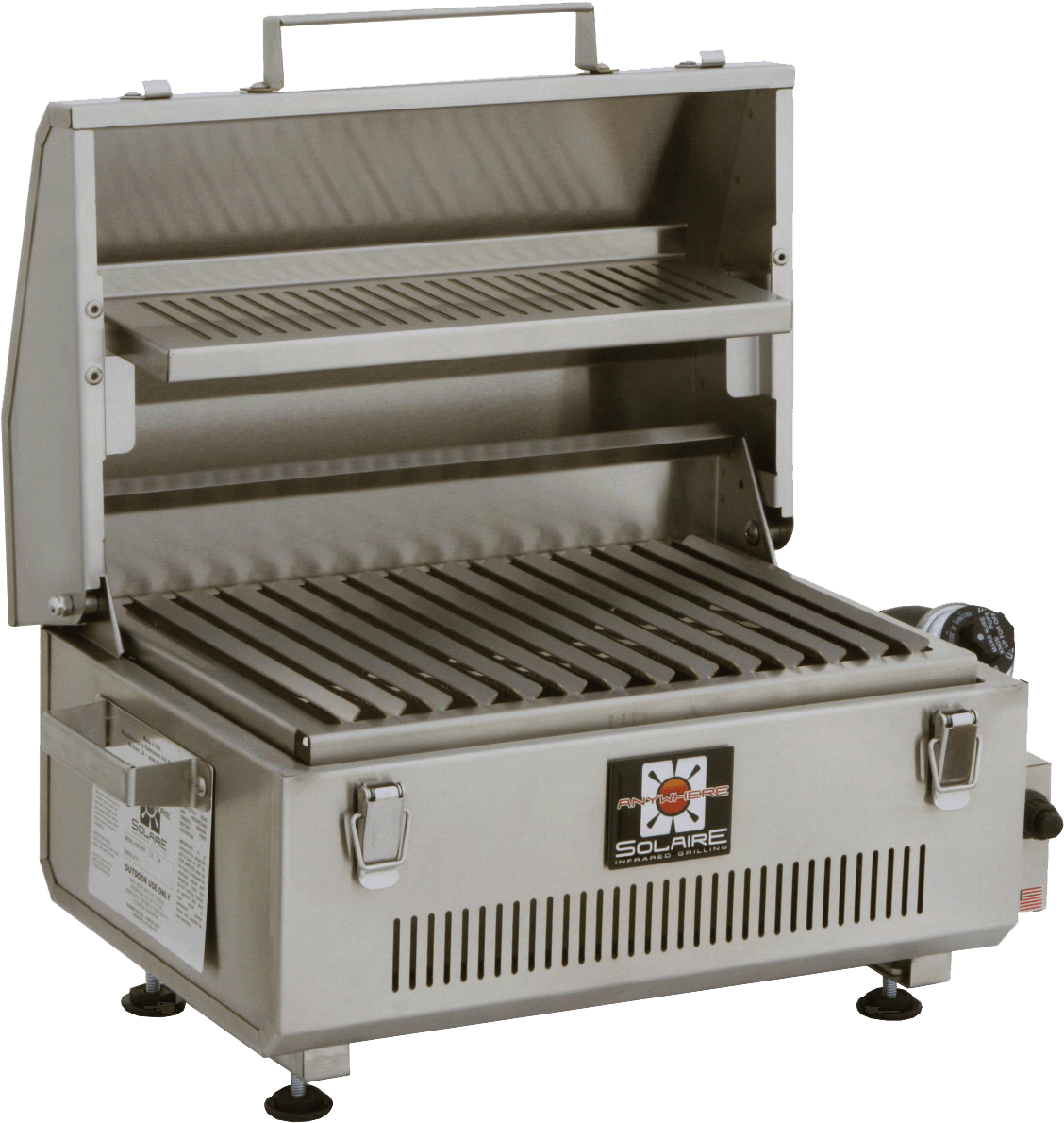 Solaire Anywhere Portable Infrared Grill With Warming - Barbecue Grill (1224x1224), Png Download