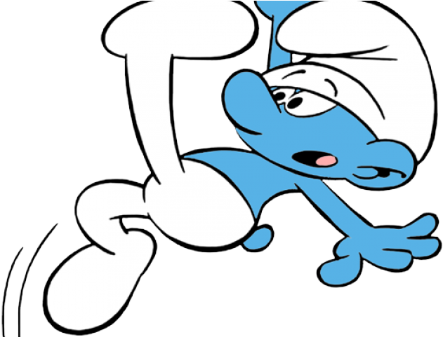 Smurf Clipart - Clumsy Smurf Cartoon (640x480), Png Download