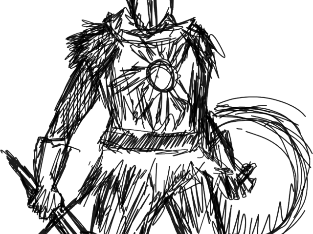 Dark Souls Clipart Solaire - Dark Souls Black And White (640x480), Png Download