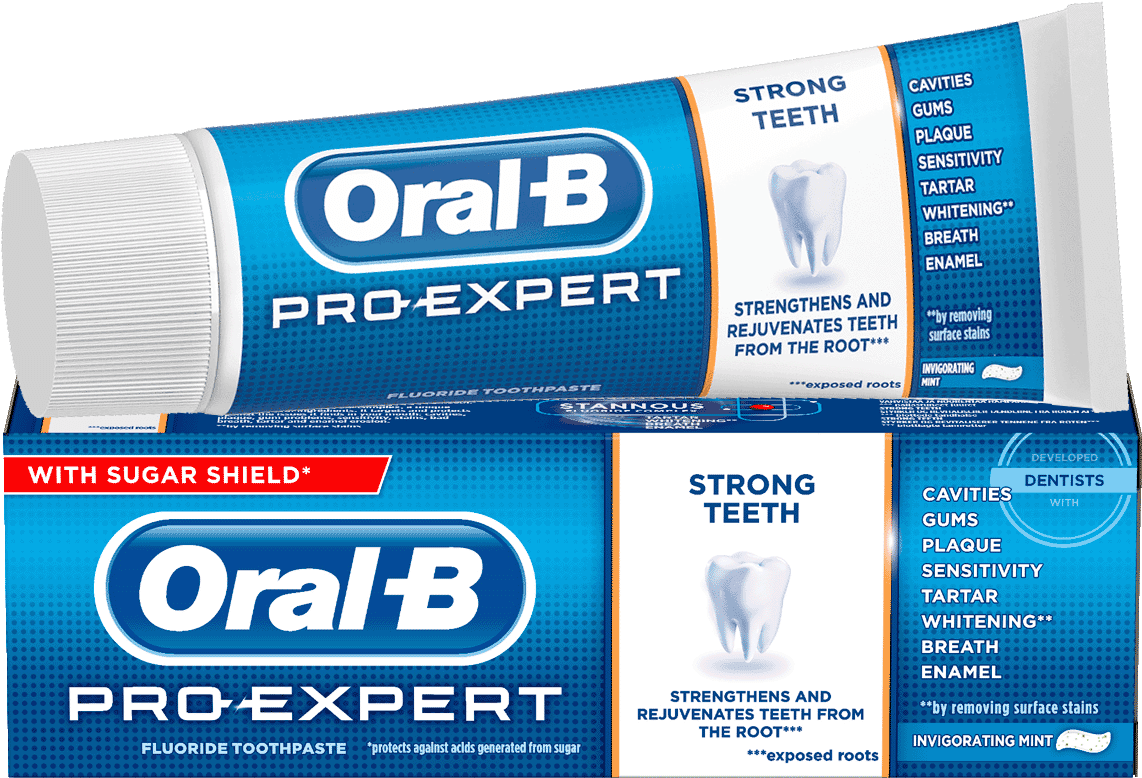 Oral B Pro Expert Strong Teeth Toothpaste - Oral B Pro Expert Professional Protection (1200x1200), Png Download