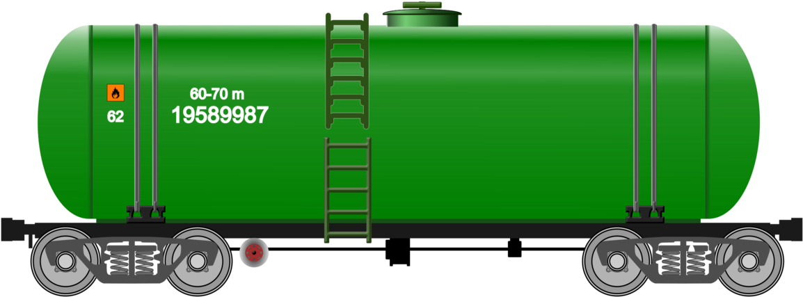 Rail Transport Passenger Car Tank Car Railroad Car - Waggon Tank Png (1250x750), Png Download