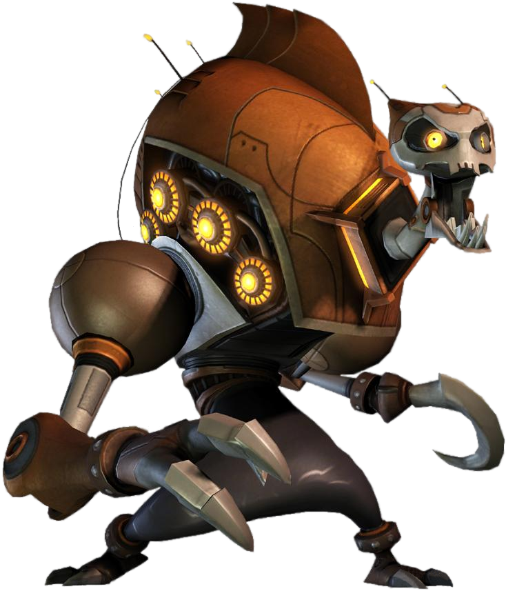 Robotpirate-transparent - Ratchet And Clank Pirates (800x935), Png Download