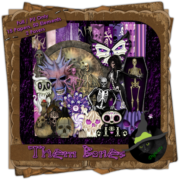 Them Bones - Box (600x600), Png Download