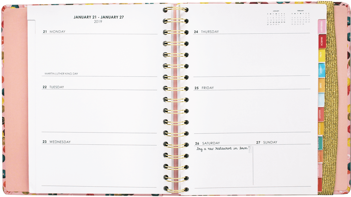 2019 Big Big Plans Planner - Diary (1280x1280), Png Download