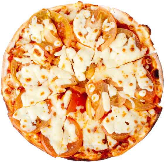 Round Cheese Pizza - Baked Goods (640x640), Png Download