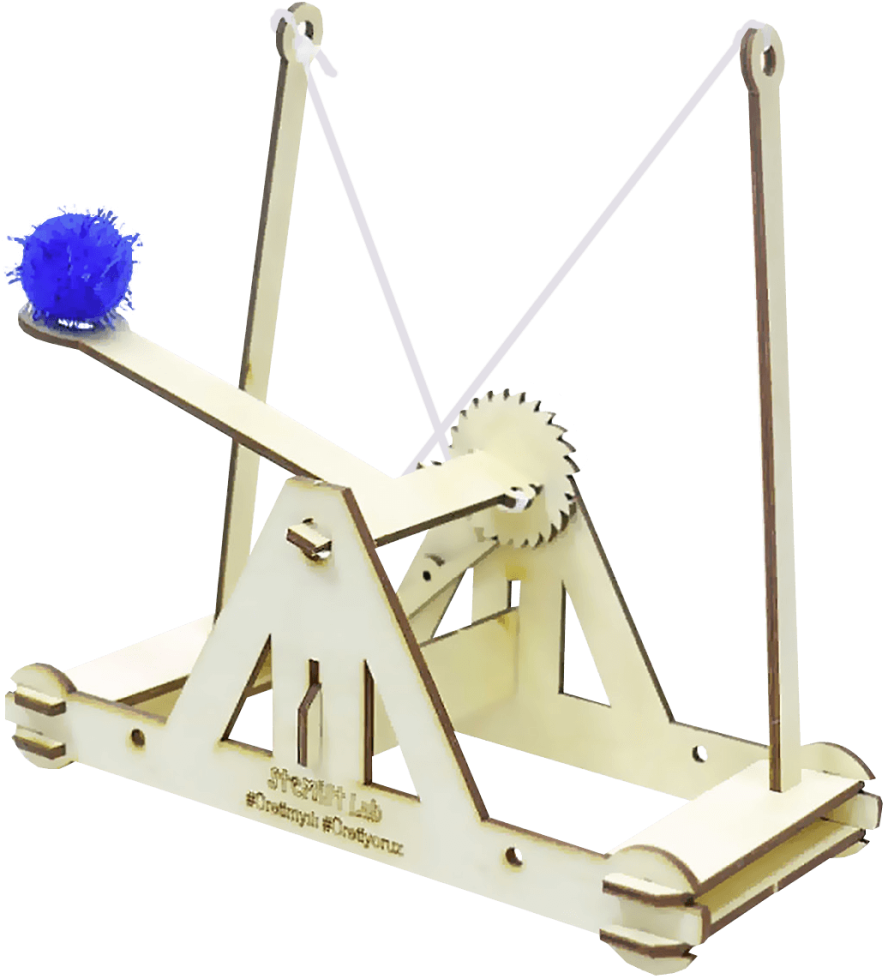 Da Vinci Catapult - Bicycle Frame (1200x1200), Png Download