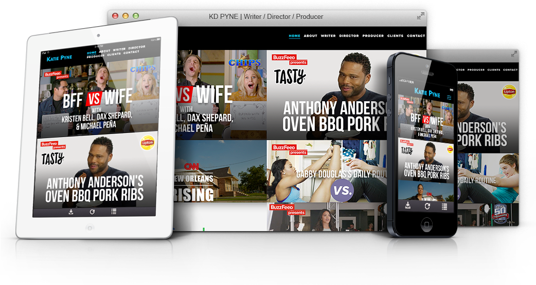 Designed And Created The Portfolio Website For Buzzfeed - Online Advertising (1058x698), Png Download