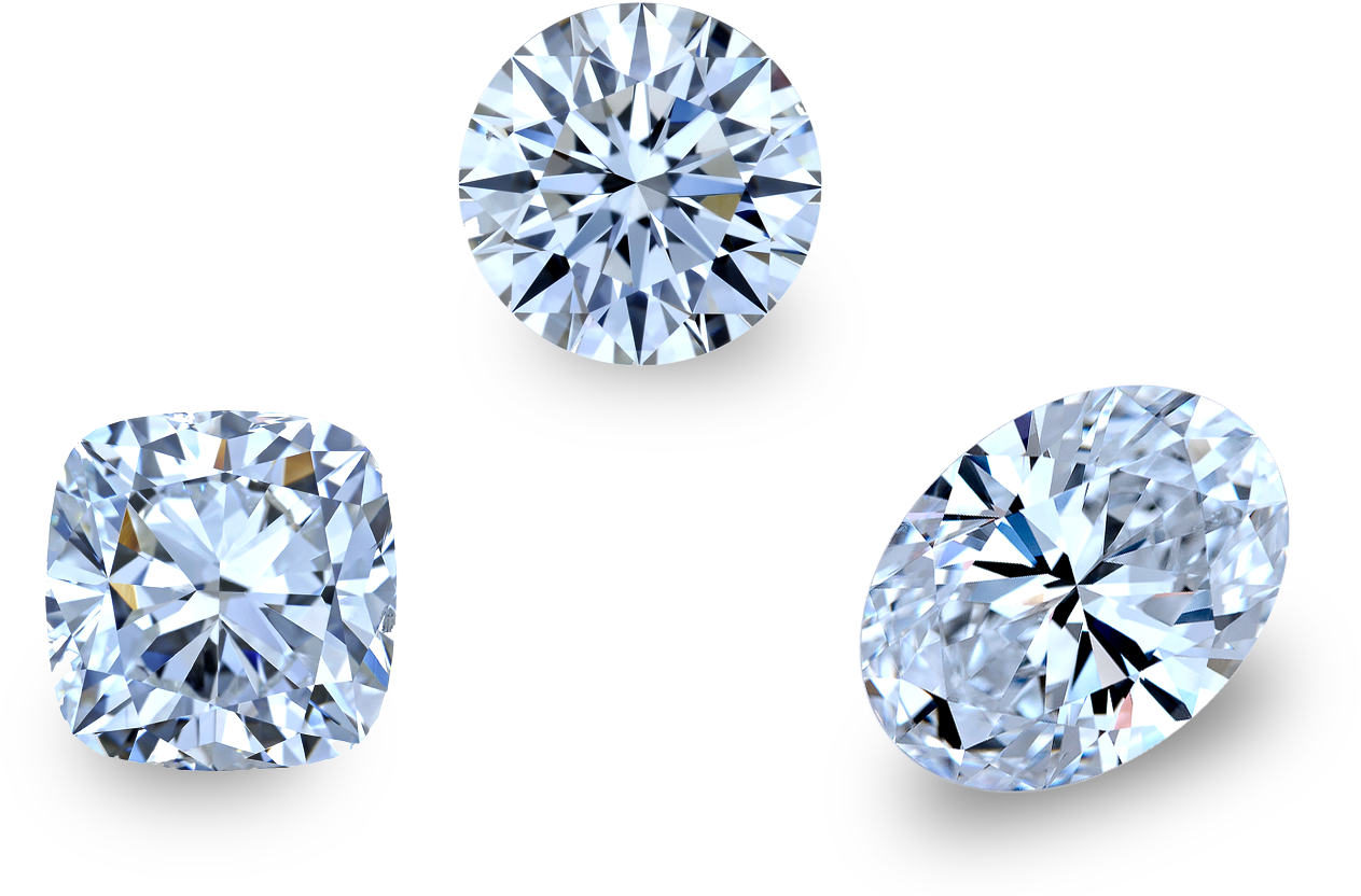 Loose Diamonds - Loose Diamond Png (1263x832), Png Download