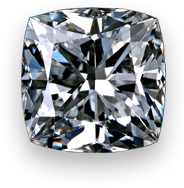 Cushion Cut Loose Diamond - Diamond (600x623), Png Download