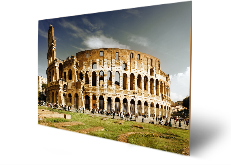 The Colosseum Or Coliseum - Weather Rome (800x600), Png Download