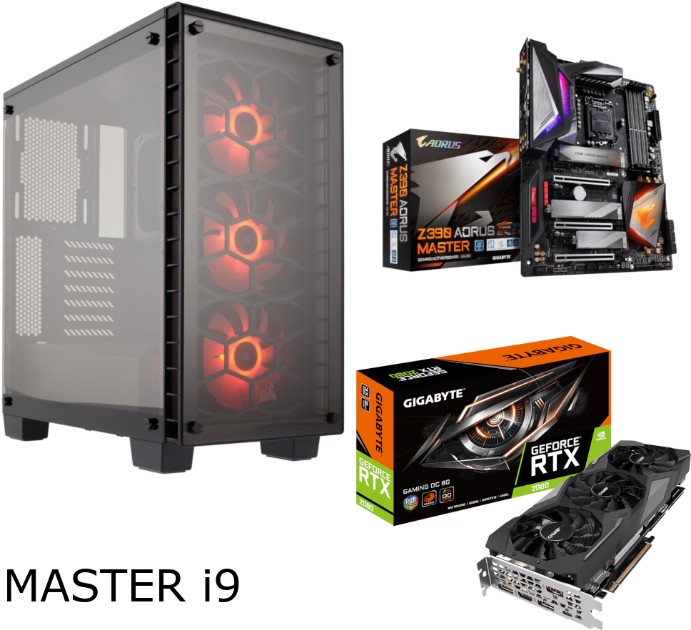Master Gaming Computer - Msi Rtx 2080 Ti (1000x900), Png Download