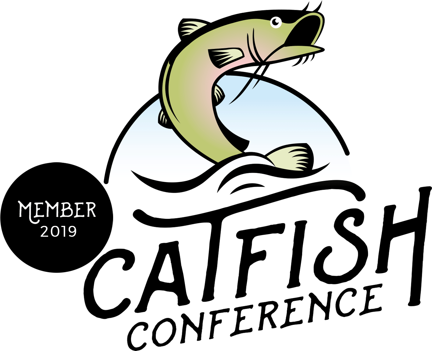 Catfish Conference 2019 Member Sticker - Cartoon (1430x1402), Png Download
