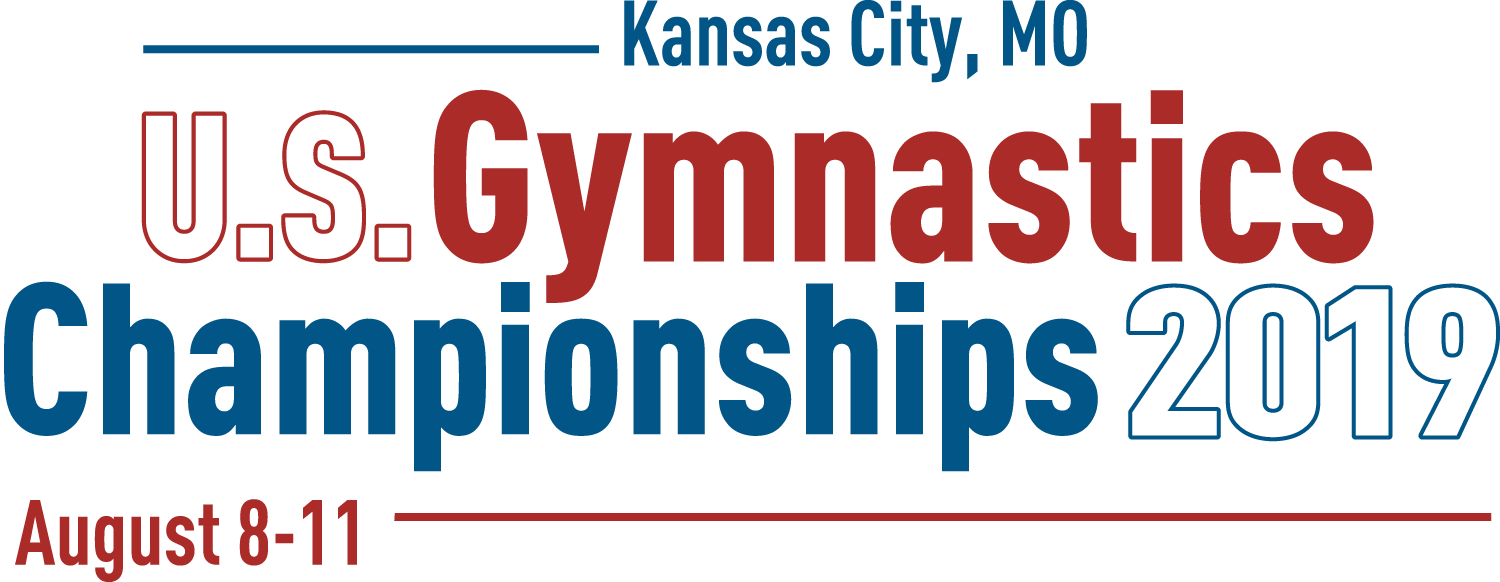 Gymnastics Championships - 2019 Us Gymnastics Championships (1500x582), Png Download