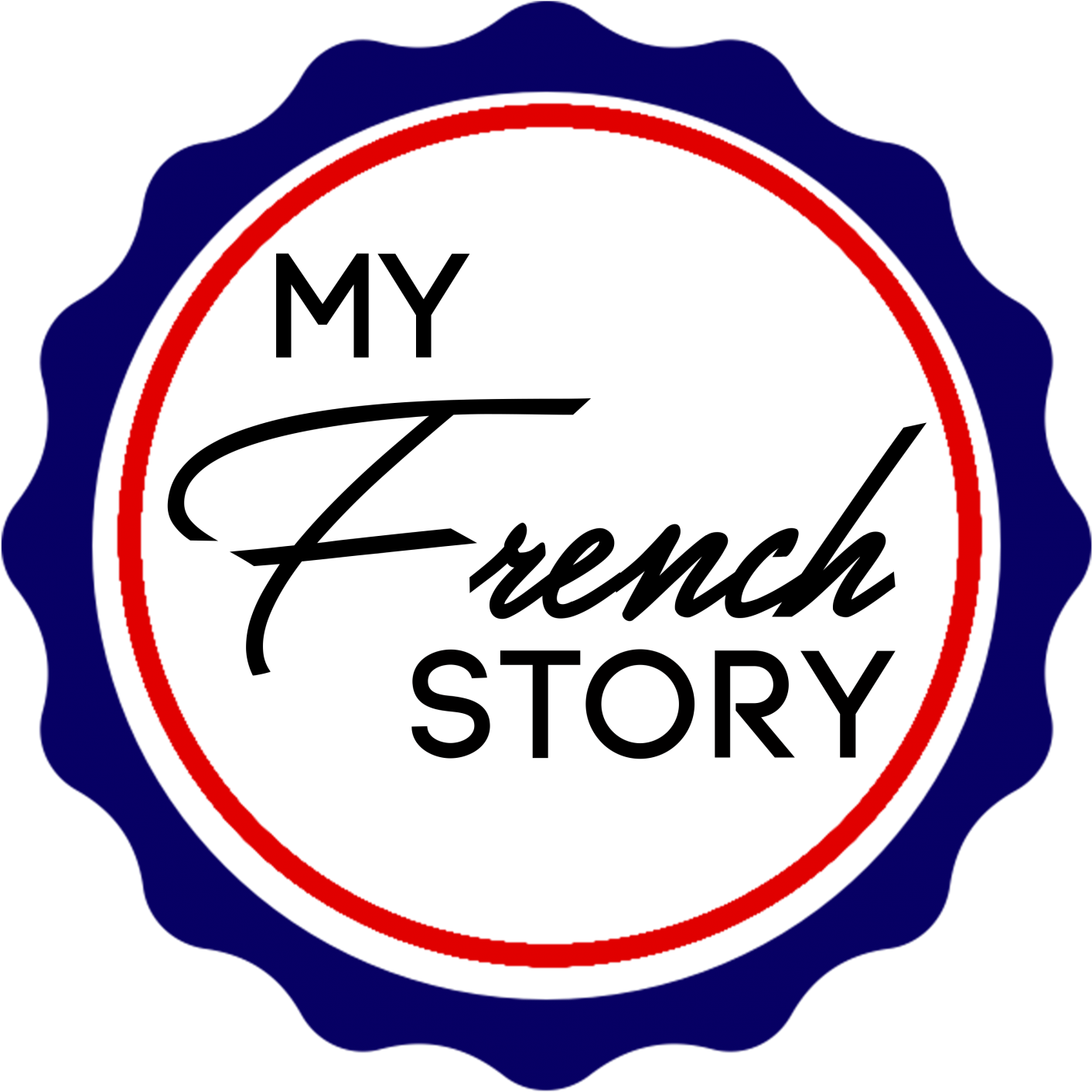 Cropped Cropped Logo My French Story 1 1 - Circle (1500x1502), Png Download
