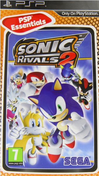 Sonic Rivals 2 Psp (600x600), Png Download