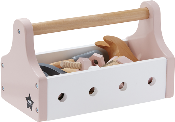 Skrzynka Narzędziowa Drewniana Dla Dzieci (800x800), Png Download