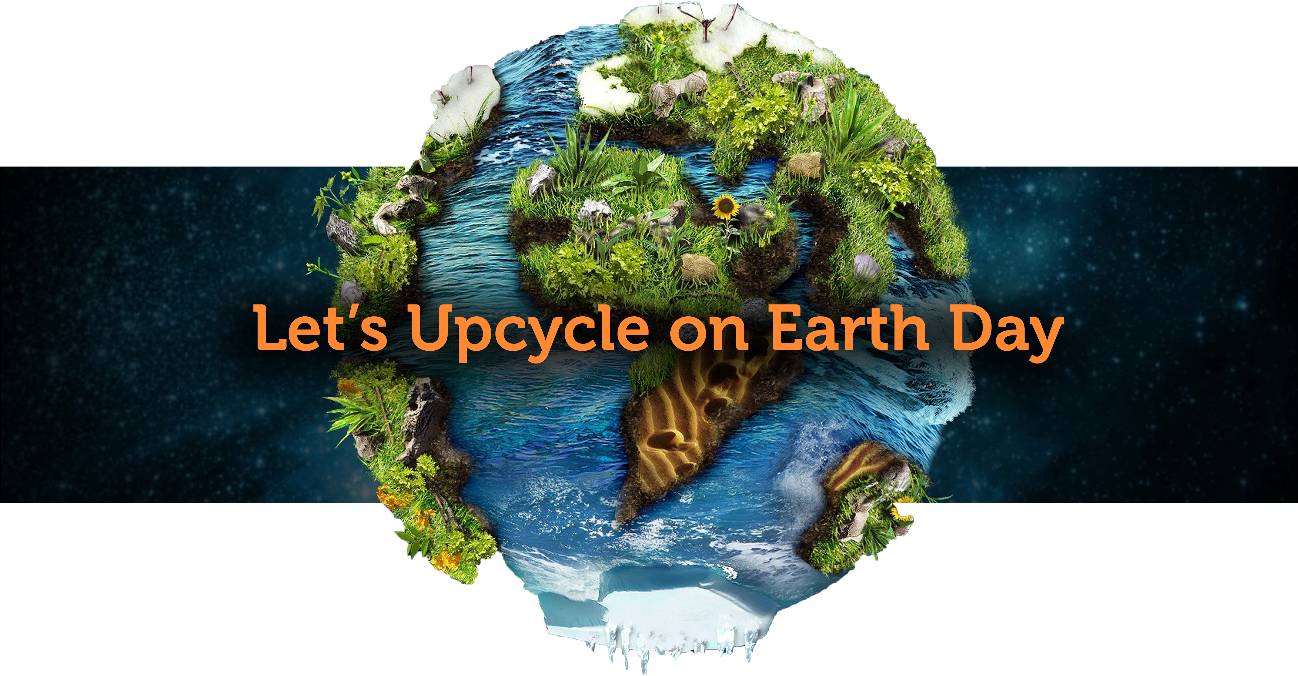 Celebrate Earth Day Just Shopping Online And Upcycling - Ecology Hd (4348x2316), Png Download