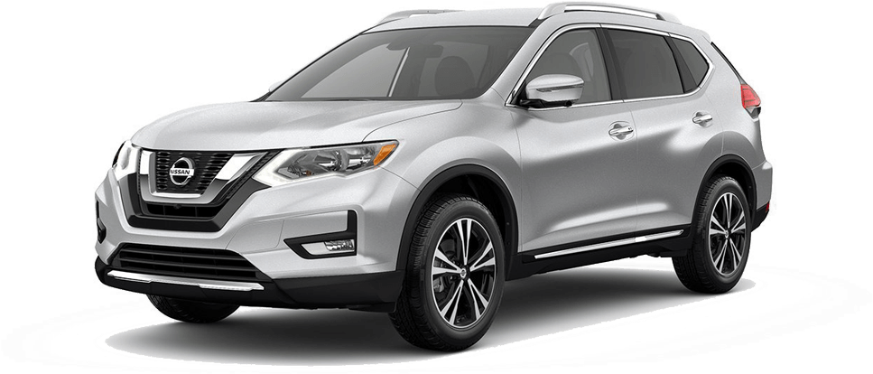 Brilliant Silver - Nissan Rogue 2017 White (1000x425), Png Download