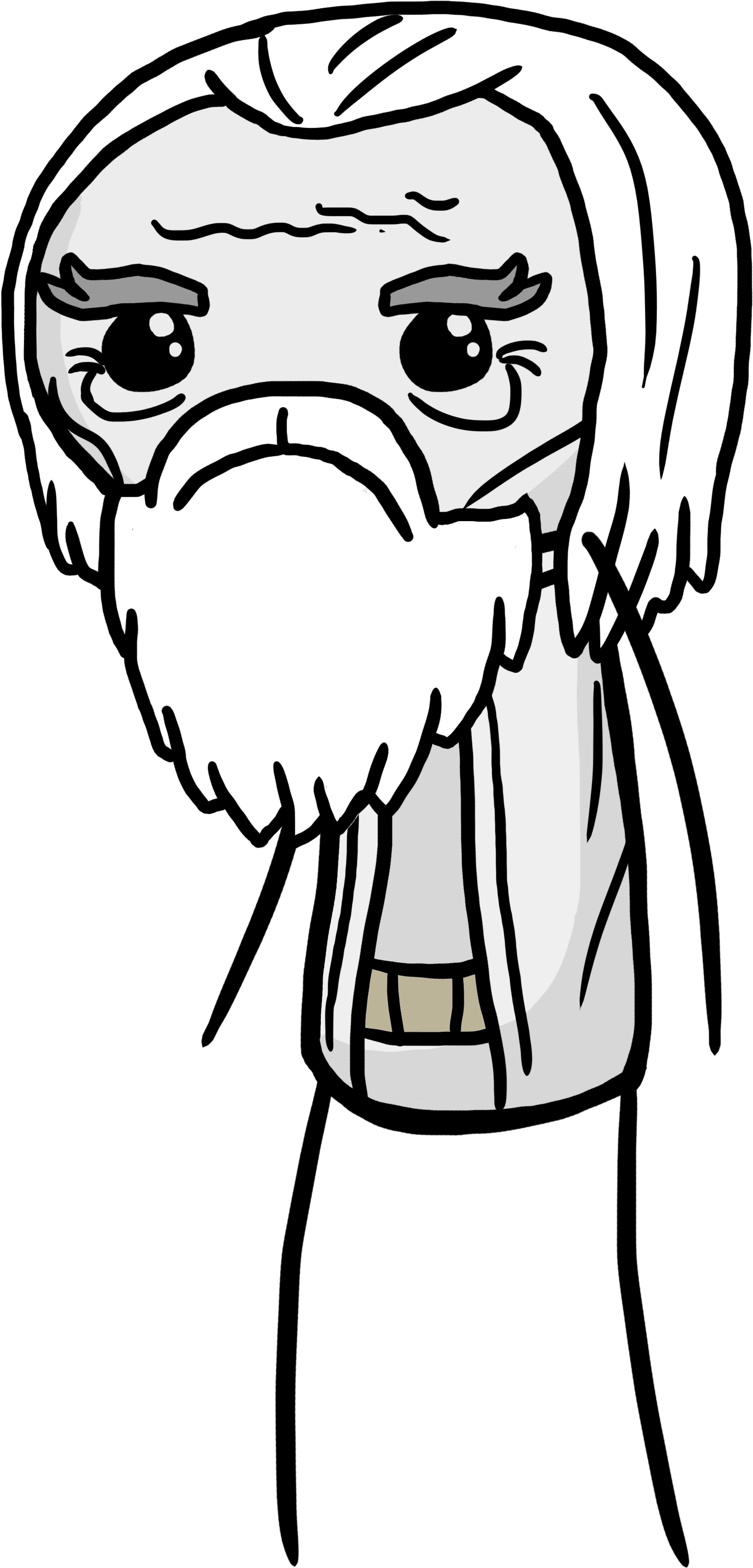 Gandalf From 'lord Of The Rings' - Sketch (2500x4000), Png Download