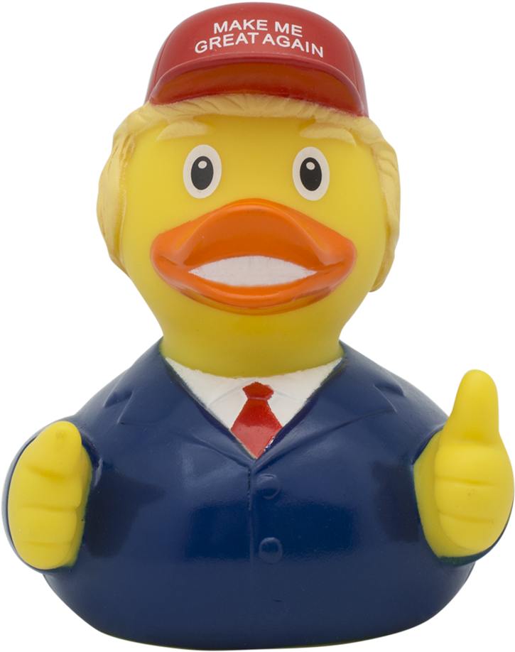 President Donald Trump Rubber Duck By Lilalu - Duck Trump (1024x1024), Png Download
