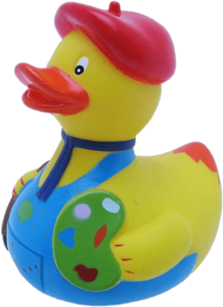 Artist Rubber Duck (992x1024), Png Download