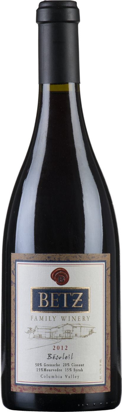 Bottle Shot - Betz Family Winery Besoleil Rhone Blend Columbia Valley (661x1530), Png Download