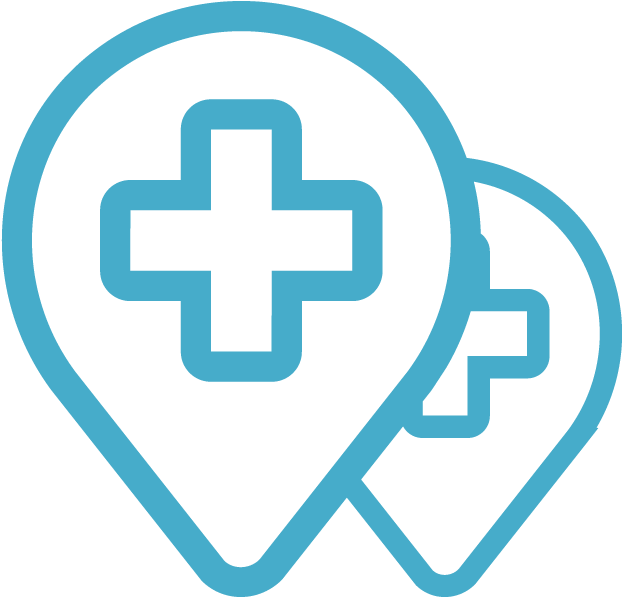 Icon-pins - Medical Shop Icon Png (640x640), Png Download