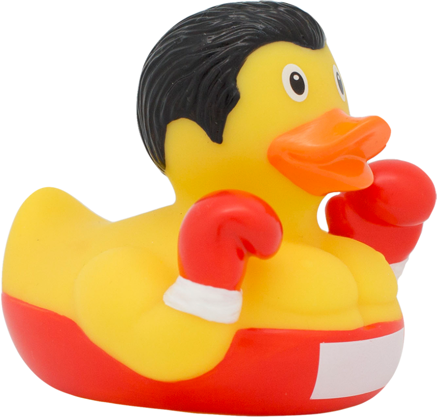 Boxer Rubber Duck Left Slant Amsterdam Duck Store - Bath Toy (1080x1080), Png Download