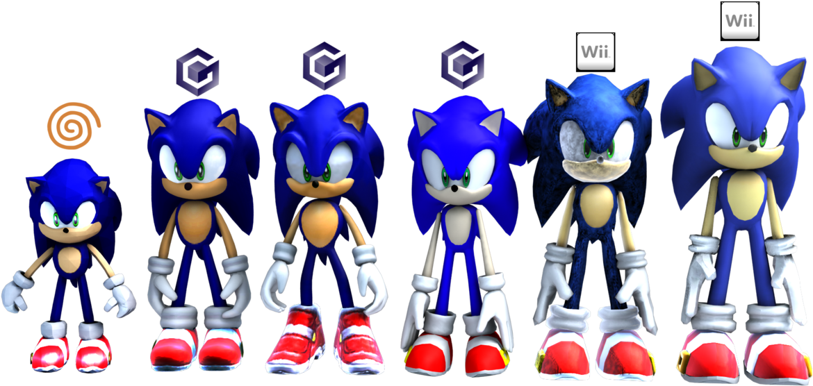 Png - Sonic The Hedgehog Tails Evolution (1191x670), Png Download