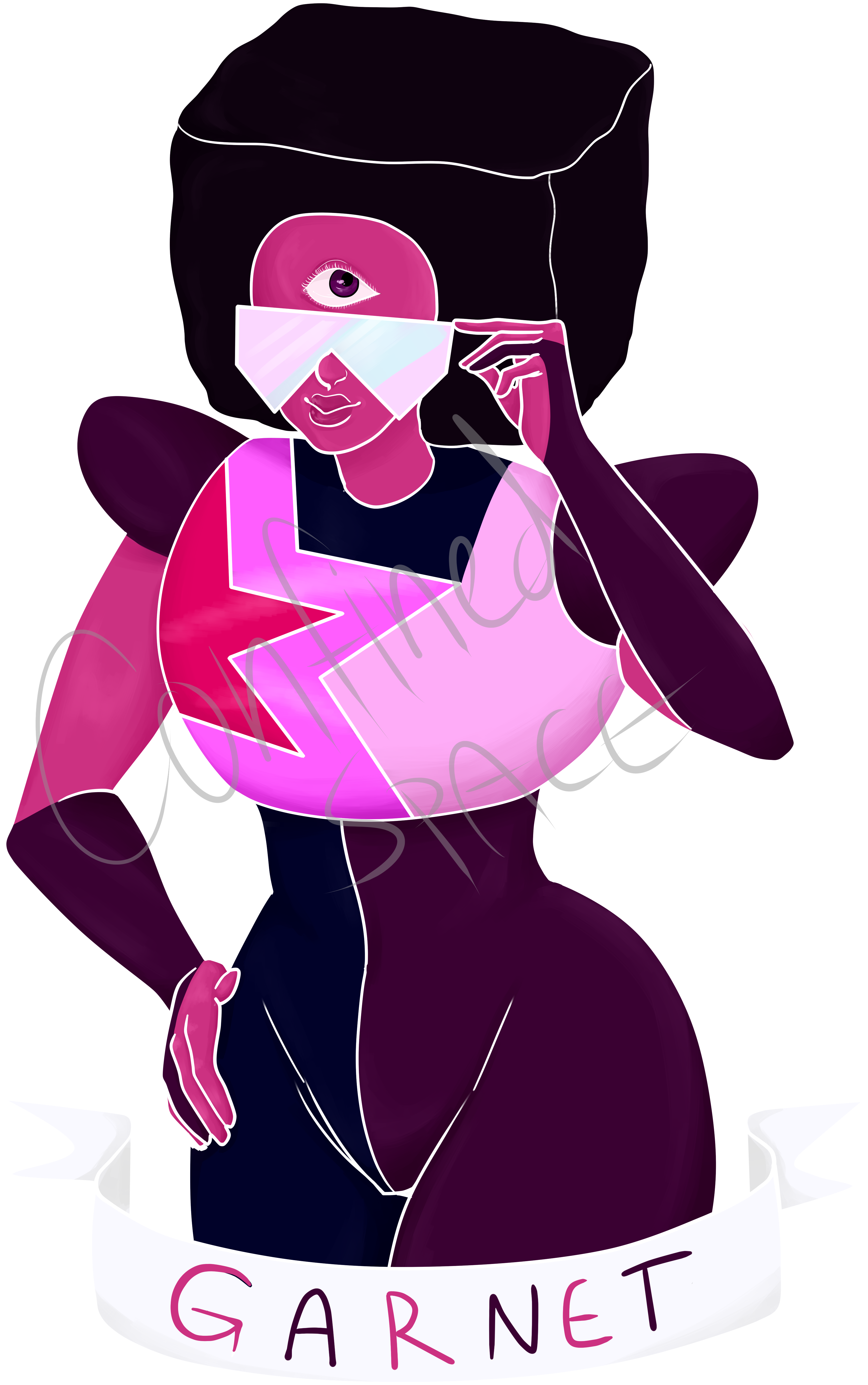 Garnet Redbubble Design - Cartoon (5000x6000), Png Download